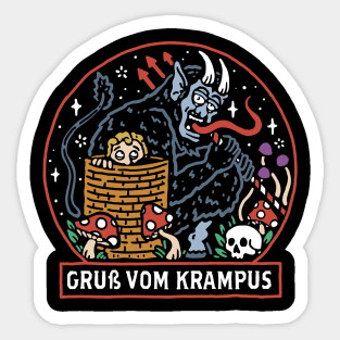 Gruß vom Krampus Sticker